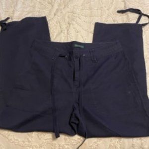 Ralph Lauren Women's Navy Blue Summer Cargo Pants